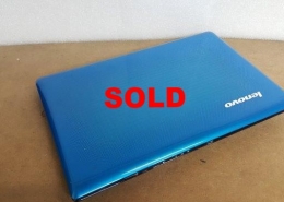 Blue Lenovo Laptop Sold