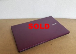 Dark Purple Acer Laptop Sold