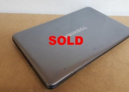 Grey Toshiba Laptop Sold