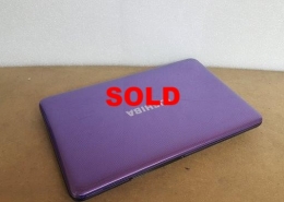 Purple Toshiba Laptop Sold
