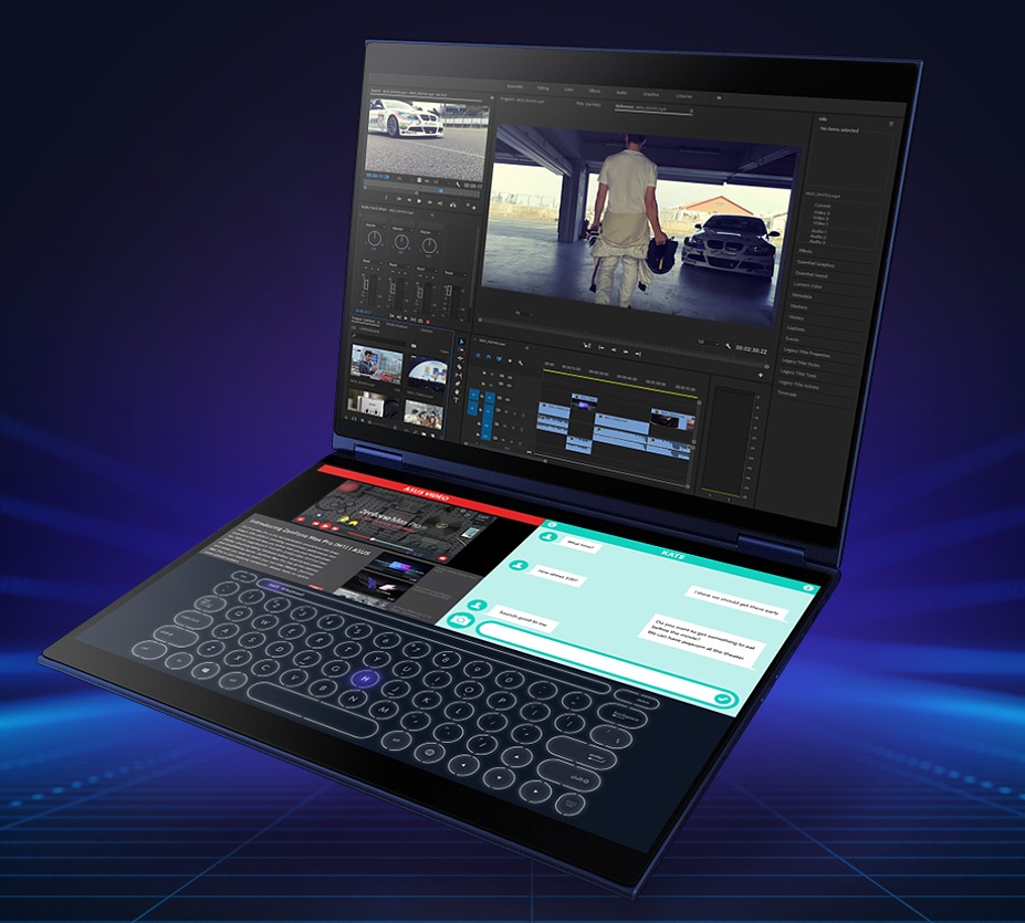 Asus DualScreen Laptop If The Future, Precog is coming 2019. ALM
